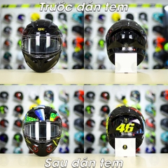 Tem Decal AGV ROSSI SOLELUNA WINTER TEST Dán Cho Nón Fullface - Chưa Gồm Nón - FREESHIP