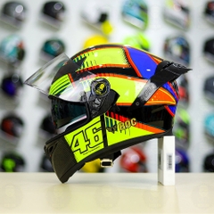 Combo Mũ Fullface ROC 05 K3SV SOLELUNA + Thêm Kính + Gắn Đuôi Gió FREESHIP