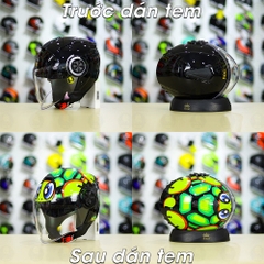 Tem Decal AGV Con Rùa cho ROC 06 - Freeship