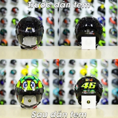 Tem Decal AGV Con Rùa cho ROC 06 - Freeship
