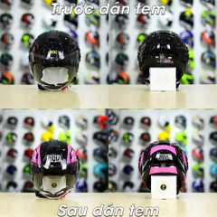 Tem Decal AGV Blade Hồng cho ROC 06/ YOHE 851 - Freeship