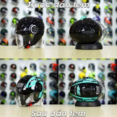 Tem Decal AGV Blade Xanh Ngọc cho ROC 06/ YOHE 851 - Freeship