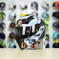 Mũ Royal M138b Đen Bóng + Tặng Dán Tem Decal BMW Bạc FREESHIP