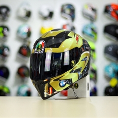 Mũ Royal M138b Đen Bóng + Tặng Dán Tem Decal BMW Vàng FREESHIP