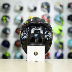 Mũ Royal M138b Đen Bóng + Tặng Dán Tem Decal BMW Vàng FREESHIP