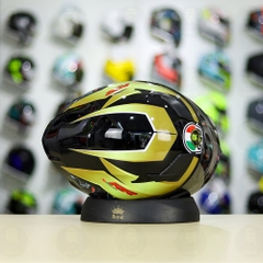 Mũ Royal M138b Đen Bóng + Tặng Dán Tem Decal BMW Vàng FREESHIP