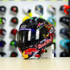 Mũ Royal M138b Đen Bóng + Tặng Dán Tem Decal Shoei M93 V2 Water Color Đa Sắc FREESHIP