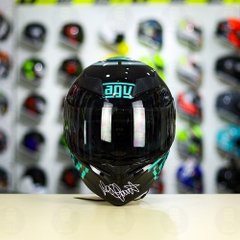 Mũ Royal M138b Đen Bóng + Tặng Dán Tem Decal AGV Myth V1 Xanh Ngọc FREESHIP