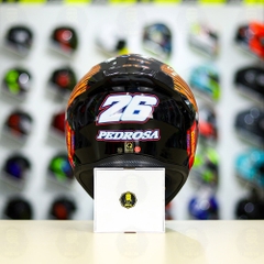 Mũ Royal M138b Đen Bóng + Tặng Dán Tem Decal Honda REPSOL FREESHIP