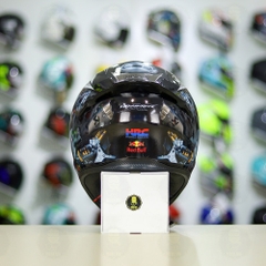 Mũ Royal M138b Đen Bóng + Tặng Dán Tem Decal Honda WINNER X Xám FREESHIP