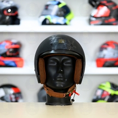 Mũ 3/4 Royal M139 Vân Carbon Nhám FREESHIP