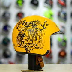 Mũ 3/4 Royal M139 V7 Vàng Đen Nhám FREESHIP