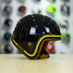 Mũ 3/4 ROYAL M20C Ruby Đen Bóng V5 FREESHIP