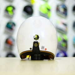 Mũ 3/4 ROYAL M20C Ruby Trắng Bóng FREESHIP