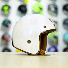 Mũ 3/4 ROYAL M20C Ruby Trắng Bóng FREESHIP