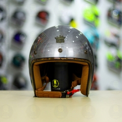 Mũ 3/4 ROYAL M20C Ruby Xám Xước Bóng FREESHIP