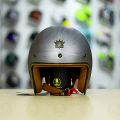 Mũ 3/4 ROYAL M20C Ruby Xám Xước Nhám FREESHIP