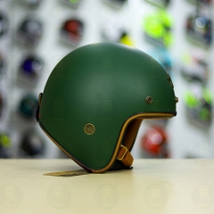 Mũ 3/4 ROYAL M20C Ruby Xanh Lính Nhám FREESHIP