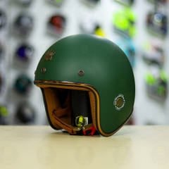 Mũ 3/4 ROYAL M20C Ruby Xanh Lính Nhám FREESHIP