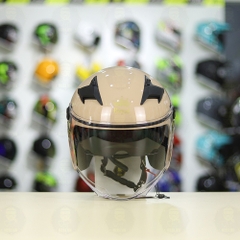 Mũ 3/4 Royal M268(2 Kính) Ngà Bóng Nhỏ Gọn Nhẹ FREESHIP