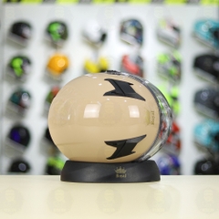 Mũ 3/4 Royal M268(2 Kính) Ngà Bóng Nhỏ Gọn Nhẹ FREESHIP