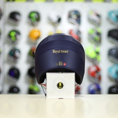 Mũ 3/4 Royal M268(2 Kính) Xanh Mực Nhám Nhỏ Gọn Nhẹ FREESHIP