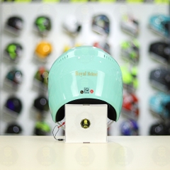 Mũ 3/4 Royal M268(2 Kính) Xanh Ngọc Bóng Nhỏ Gọn Nhẹ FREESHIP