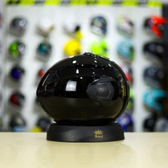 Mũ 3/4 Royal XH01 EE Đen Đỏ Bóng FREESHIP