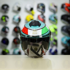 Mũ 3/4 Royal XH01 LEOPARD Xanh Ngọc Bóng FREESHIP