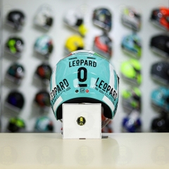 Mũ 3/4 Royal XH01 LEOPARD Xanh Ngọc Bóng FREESHIP