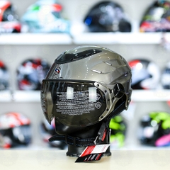 Mũ 1/2 Sunda 125BC Xám Bóng FREESIZE