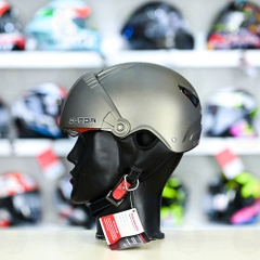 Mũ 1/2 Sunda 135D Xám Nhám FREESIZE