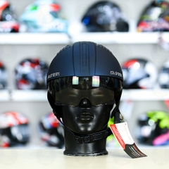 Mũ 1/2 Sunda 135D Xanh Dương Nhám FREESIZE