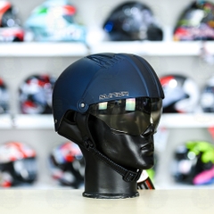 Mũ 1/2 Sunda 135D Xanh Dương Nhám FREESIZE