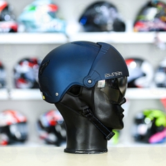 Mũ 1/2 Sunda 135D Xanh Dương Nhám FREESIZE