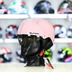 Mũ 1/2 Sunda 135D Hồng Bóng FREESIZE