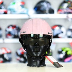 Mũ 1/2 Sunda 135D Hồng Bóng FREESIZE