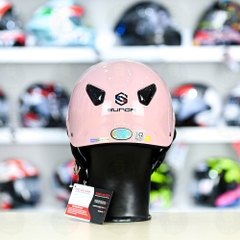 Mũ 1/2 Sunda 135D Hồng Bóng FREESIZE