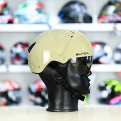 Mũ 1/2 Sunda 135D Ngà Bóng FREESIZE