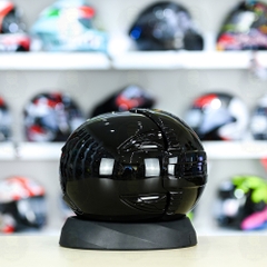 Mũ 1/2 Sunda 135D Đen Bóng FREESIZE