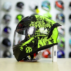 Mũ Fullface Yohe 978 PLUS 2020 Game Cam Vàng Bóng FREESHIP