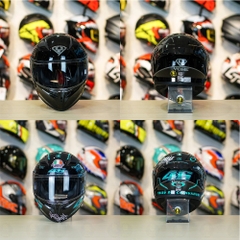 Tem Decal AGV Project 46 Xanh Ngọc Cho Nón Fullface - Không Nón - FREESHIP