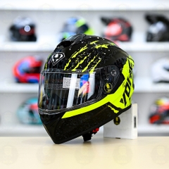 Mũ Fullface Yohe 981 Camo Đen Vàng Bóng FREESHIP
