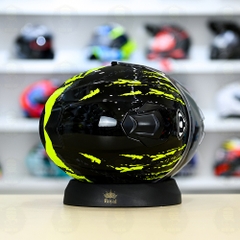 Mũ Fullface Yohe 981 Camo Đen Vàng Bóng FREESHIP