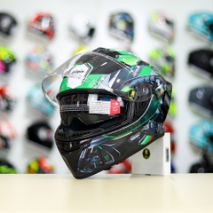 Mũ Fullface EGO E81 Dán Decal Kawasaki Ninja FREESHIP