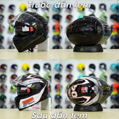 Tem Decal Ducati Version 1 Cho Nón Fullface - Không Nón - FREESHIP