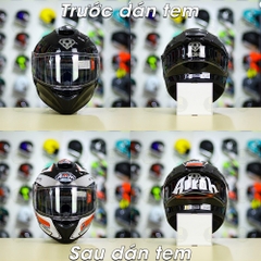 Tem Decal Ducati Version 1 Cho Nón Fullface - Không Nón - FREESHIP