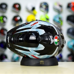 Full Combo Mũ EGO E81 Tem Decal BMW Bạc FREESHIP