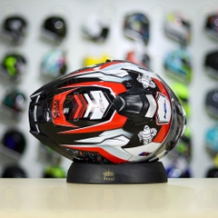 Full Combo Mũ EGO E81 Tem Decal BMW HP4 Đỏ FREESHIP