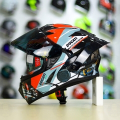 Full Combo Mũ EGO E81 Tem Decal DUCATI V2 FREESHIP